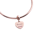 thumbnail image 2 of Charm para Pulsera LuckyLy, Dije de Corazón, Acero Inoxidable y Zirconia Cúbica, Modelo Forever rosa UNITALLA, 2 of 8