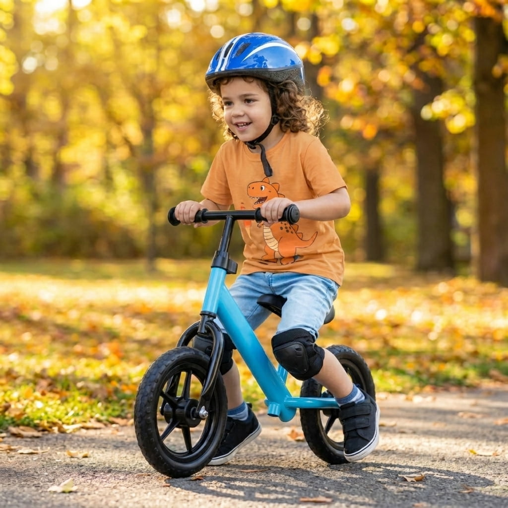 Redsmile Toddler Balance Bike for Ages 2-5, No Pedal Training Bike with Adjustable Seat and Handlebar, Lightweight Kids Balance Bike, Blue