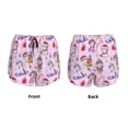 thumbnail image 3 of KLL Christmas Unicorns Pattern Shorts Women,Athletic Shorts High Waisted Running Shorts Pocket Sporty Short Gym Elastic Workout Shorts-Medium, 3 of 7