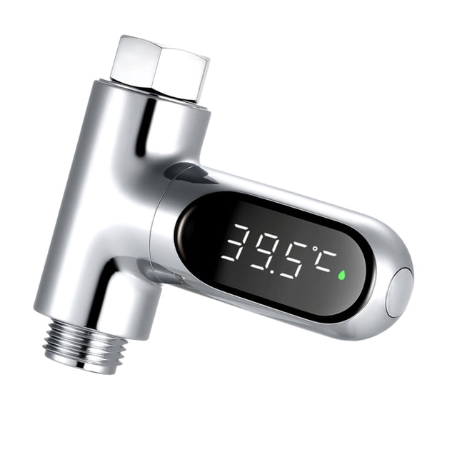 Pantalla LED digital de temperatura de la ducha 0 ~ 100 ℃ Termómetro de agua para baño de bebé Panta Tomshoo Termómetro de ducha