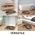 thumbnail image 5 of 1pc A Deer Lying in the Woods Absorbent Non-Slip Bathroom Thickened Flannel Rug Decor,Soft,Quick Drying,Suitable For Indoor/outdoor Use,Bathrooms,Bedrooms,Kitchens,Terrace,Laundry Rooms,16"x24", 5 of 9