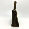 thumbnail image 3 of Pre-Owned Salvatore Ferragamo Gancini handbag in brown suede for women (Fair), 3 of 16