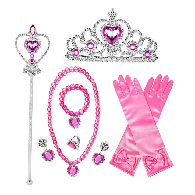 Conjunto de accesorios de disfraz de princesa Salvador con diamantes de imitación