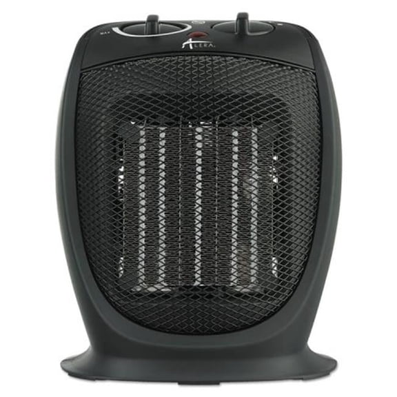 ALE 8.75 x 7.12 x 5.37 in. Ceramic Heater - Black