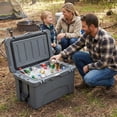 thumbnail image 2 of Costway 45 Quart Portable Hard Cooler, Insulated Ice Chest Keeps Cool for up to 6 Days Gray, 2 of 11