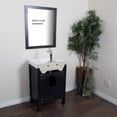thumbnail image 2 of Bellaterra Home 23.8 in Single sink vanity-Black, 2 of 4