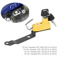 thumbnail image 4 of Aluminium Alloy Helmet Lock Security Anti Theft Safety  MT25 MT03 YZF R25 R3 2014-2019 Motorcycle Modification, 4 of 7