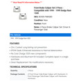 thumbnail image 2 of Front Brake Caliper Set 2 Piece - Compatible with 1994 - 1999 Dodge Ram 1500 1995 1996 1997 1998, 2 of 2