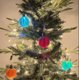 thumbnail image 5 of Bola De Color Adornos navideños brillantes de bolas, 9 piezas, 8 cm, plástico irrompible con luces para decorar el árbol de Navidad. Rkxzt, 5 of 9