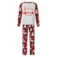 thumbnail image 4 of Mifsaly Christmas Pajamas for Adults Family Matching Xmas Pjs Sets Loose 2 Piece Cute Print Pullover Sleepwear Nightwear Bright and Merry Plaid Sleep Pants 2025 Holiday Festival Homewear, 4 of 7