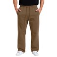 thumbnail image 2 of Men's Wide Leg Pants Roomy Fit Casual Trousers Lounge Pants Leisure Trousers, 2 of 4