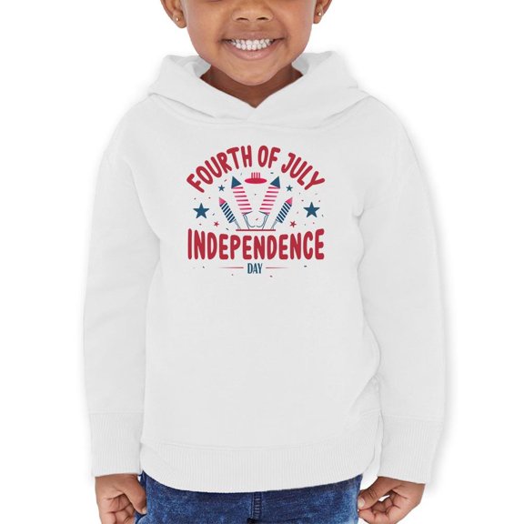Fourth Of July Fireworks Hoodie Toddler -Image by Shutterstock, 2 Toddler