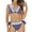 Purple, variant on Aayomet Plus Size Swimsuit For Women Women's Swimsuit Two Piece Bikini Lace Pure Color Swimsuit,Blue S