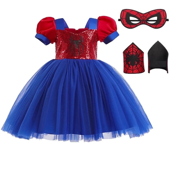 Lstmmwd Toddler Girls Halloween Party Fancy-Dress Costumes with Accessories