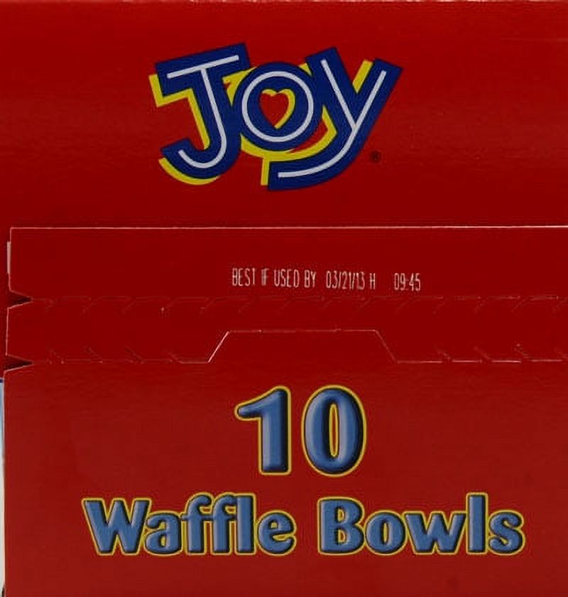 Joy Waffle Bowls, 7 Oz., 10 Count - image 2 of 5