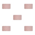 thumbnail image 2 of Maytalsory Quick-drying Bathroom Rugs Exquisite Crafted For Easy Cleaning Toilet Rugs Bath Mat Carpets Pink 5PCS, 2 of 6