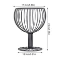 thumbnail image 3 of Inteprter Bandeja de frutero para decoración del hogar, la elegante cesta de hierro es simple y elegante Mostrada, 3 of 4