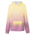 thumbnail image 6 of WELOIJEVBE Hoodies for Teen Girls Trendy Preppy Hooded Sweatshirts Oversized Long Sleeve Shirts Gradient Clothes for Girls, 6 of 7