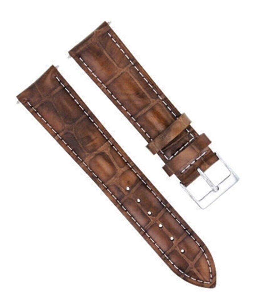 21MM LEATHER WATCH BAND STRAP FOR SEIKO SPORTURA SNP055 LIGHT BROWN WS - Walmart.com