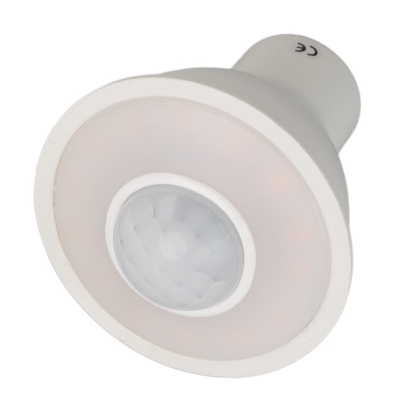GU10 500LM Motion Activated Bulb, 3000K, 5W, 180 Detection, Ideal For Hallways Porches