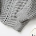 thumbnail image 6 of KkSLirnhs Girls Clothes Clearance under $10 Winter Fall Boys and Girls Streak Sheep Wool Hooded Zipper Sweater Gray 14Y, 6 of 6
