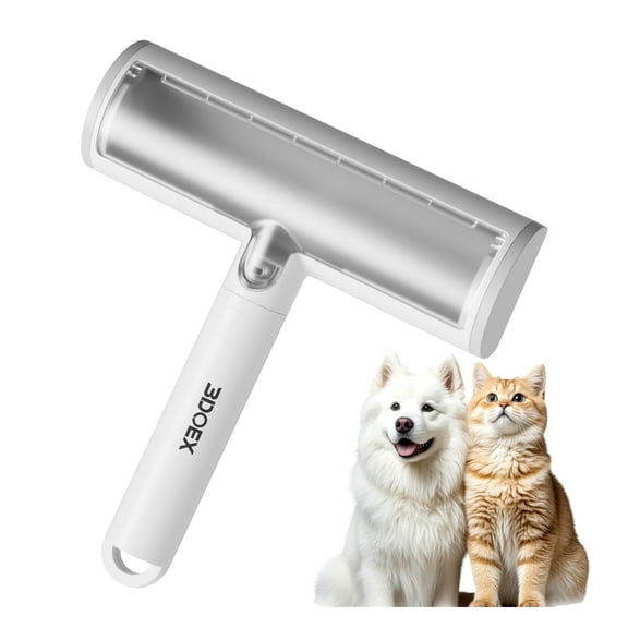 3DOEX P5 Reusable Pet Hair Remover Static Lint Roller, Cat  and Dog Hair Brush for Car Seats, Fabric Sofa, Clothes, Scratching Post, Carpet, Bedding