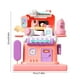 thumbnail image 2 of Juego de cocina infantil con hamburguesas, postres y bolso de belleza | Juguete de rol para niñas y niños de 4 a 8 años | Kit realista para cortar y decorar comida | Morado, verde y rosa, 2 of 6