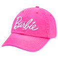 thumbnail image 1 of Gorra de béisbol Barbie a la moda para niñas, gorra de algodón rosa para niñas de 5 a 13 años, gorra ajustable con cierre a presión para el patio de recreo, viajes, uso diario, 1 of 4