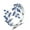 Blue, variant on Delicate Tree Branch Inspired Ring With Cubic Zirconia Stones Allergy resistant Copper Material