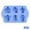 Blue, variant on Halloween Silicone Muffin Mold, 6-Cavity Food Grade Baking Pan for Cupcakes, Cakes, Gelatin, Chocolate & Holiday Party Desserts, Easy Release Oven Baking Tool