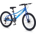 thumbnail image 3 of ICEELF 20 inch Kids Mountain Bike, 7-Speed Bicycle for Boys & Girls Ages 6-11, Carbon Steel Frame, Dual Disc Brakes, Multi Color, 3 of 7