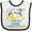White and Black, variant on Inktastic I Love My Mom to the Moon and Back Cute Sheep Boys or Girls Baby Bib