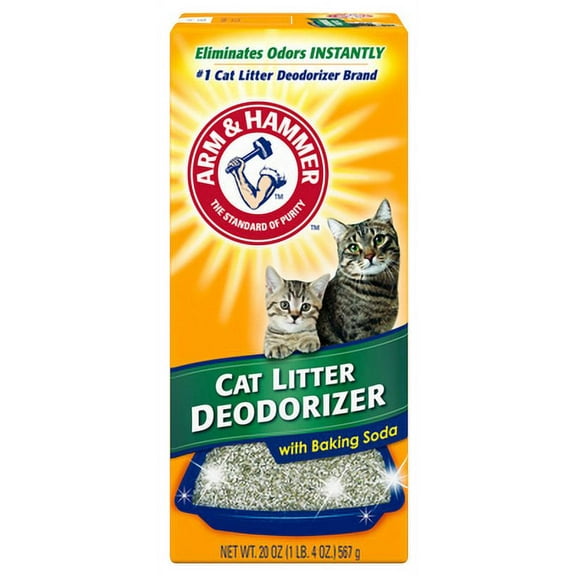 New Arm & Hammer 20 OZ Cat Litter Deodorizer With Baking Soda Keep Odo