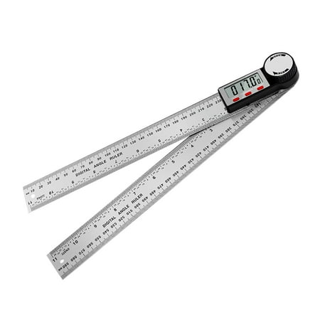 

ZAROYEAX Digital Display Angle Ruler 2024 New 2 in 1 Precision Ruler & Digital Angle Finder Protractor Multi Angle Measuring Ruler Measuring Tool