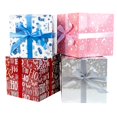 thumbnail image 1 of Set navideño Gift Boxes JWSCYSY, 4 unidades, 22 cm, cuadrado mediano, 1 of 7