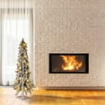 thumbnail image 2 of 24" Snowy Downswept Forestree with Metal Plate & 50 Clear Lights, 2 of 8