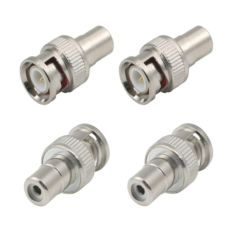 Vanco New BNC Plug to RCA Jack, RCA and BNC Cables Connector