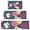 Pioneer Flower Floral-2, variant on Pioneer Flower Floral Print Pattern Kitchen Rugs Sets Of 3,Kitchen Runner Rugs Non Skid Washable,Decorative Kitchen Floor Mats for Kitchen,Sink,Laundry,17"x30" 17"x47" 17"x59"