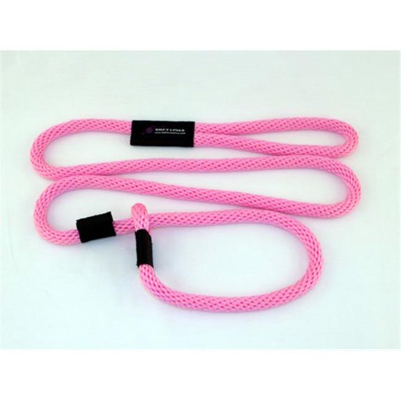 Soft Lines  Dog Slip Leash 0.37 In. Diameter By 6 Ft. - Hot Pink