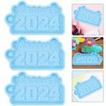 thumbnail image 3 of 3pcs Silicone Keychain Pendant Mold Non Stick 2024 Graduation Keychain Mould For Diy Crafts, 3 of 7
