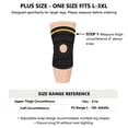 thumbnail image 3 of Nvorliy Plus Size Knee Brace for Women and Men, Adjustable Knee Brace for Knee Pain Plus Size with Side Stabilizers, Knee Support for Meniscus Tear and Arthritis, 3 of 8
