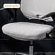 thumbnail image 3 of Kearding 2 uds. Fundas protectoras para sillas, Protector de cojín para respaldo de asiento, suministros para el hogar, funda elástica giratoria Decoración del hogar gris-plata Kearding HA011157-10, 3 of 6
