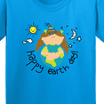 thumbnail image 4 of Inktastic Girls Happy Earth Day Youth T-Shirt, 4 of 5