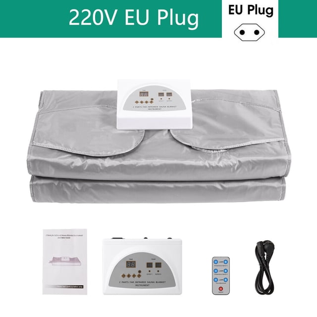 manta infraroja Sauna de pérdida de peso de la manta térmica Sauna LA TERMOTERAPIA PARA Spa Body para el hogar con forma de 50 Uds hojas de plástico manta térmica para uso esteticos