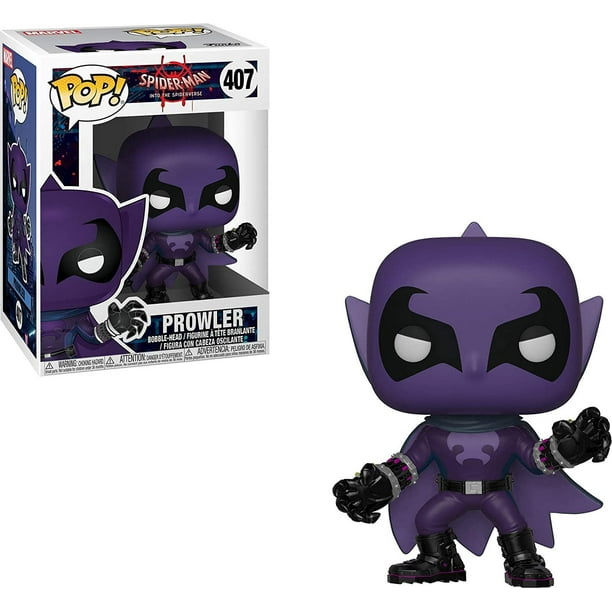 Figura coleccionable Funko Pop Marvel Prowler de la película animada Spider-Man