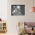thumbnail image 3 of Historic Framed Print, The River road near the Kittatinny [House], Delaware Water Gap, Pa., 17-7/8" x 21-7/8", 3 of 9