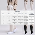 thumbnail image 2 of breaise Maternity High Waist Dress Pants Women Casual Straight Leg Business Work Pants Trendy Over The Belly Pregnancy Trousers L Black, 2 of 7