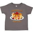 thumbnail image 3 of Inktastic Pancake Day Everyday- Smiling Stack of Pancakes Boys or Girls Toddler T-Shirt, 3 of 5