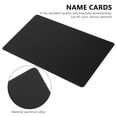 thumbnail image 2 of Shisuyan Metal Engraved Business Cards Black 50Pcs 3.10X1.93X0.04In, 2 of 8