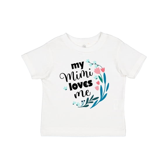 Inktastic My Mimi Loves Me Girl Girls Toddler T-Shirt